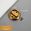 Yellow brass (screws included)