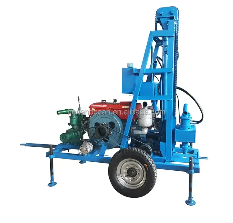 Portable Water Well Drilling Rigs for Sale /ground water borehole  drilling  Machine factory  Price