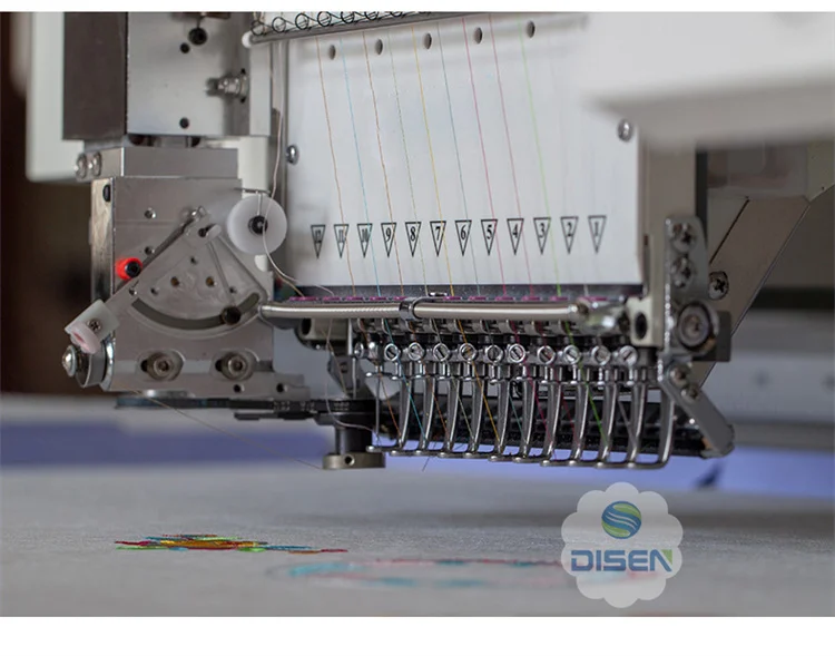 Dahao Home Use Computerized Small Auto Fareming Embroidery Machine New 1head Embroidery Machine 9 Color