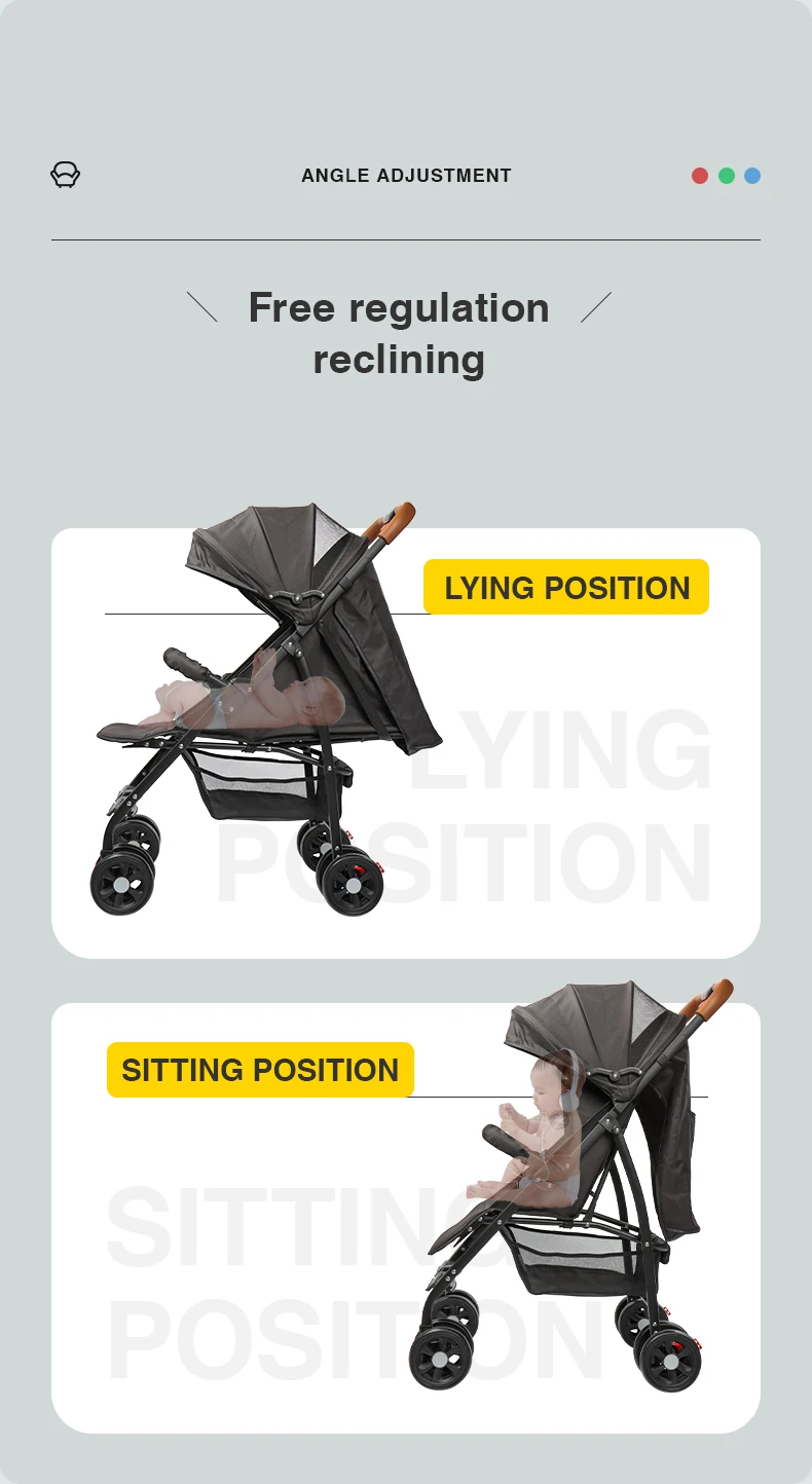 Traveling System Aluminium Light weight easy fold baby travel pram deluxe baby stroller baby buggy