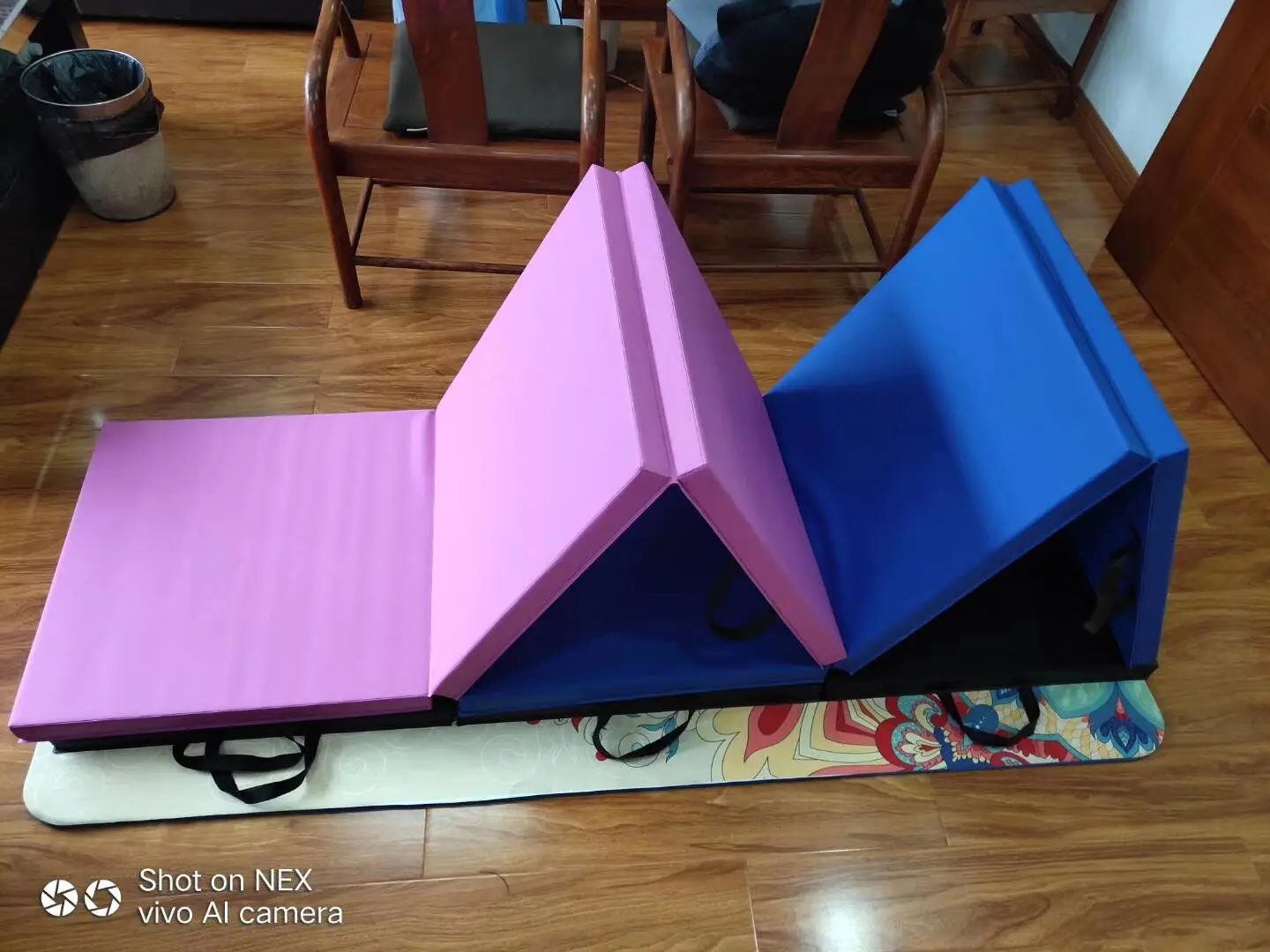 Оптовая продажа, 3 складных коврика для тренажерного зала высокого качества