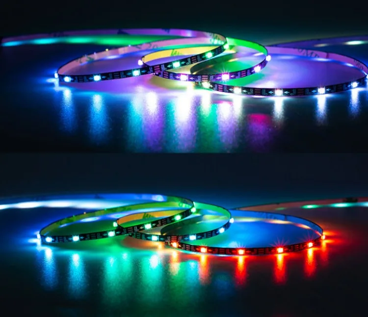 Sk6812 Led Built-in Full Color Smart Strip Tape Ultra-narrow Plate 3mm ...