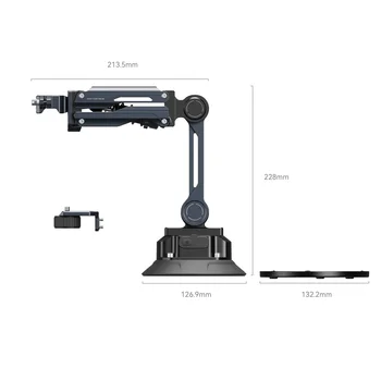 Small rig Shock Absorber Support with Electronic Suction Cup 5123 detail image