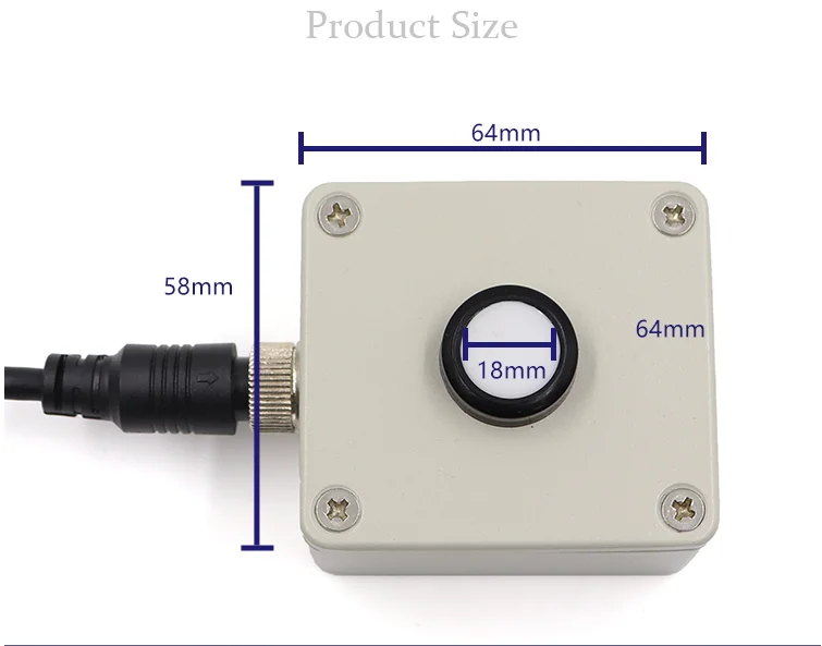 RY-CGH Photosynthetically Active Radiation Factory Price 0-2000mV RS485 4-20mA PAR Sensor for Greenhouse manufacture