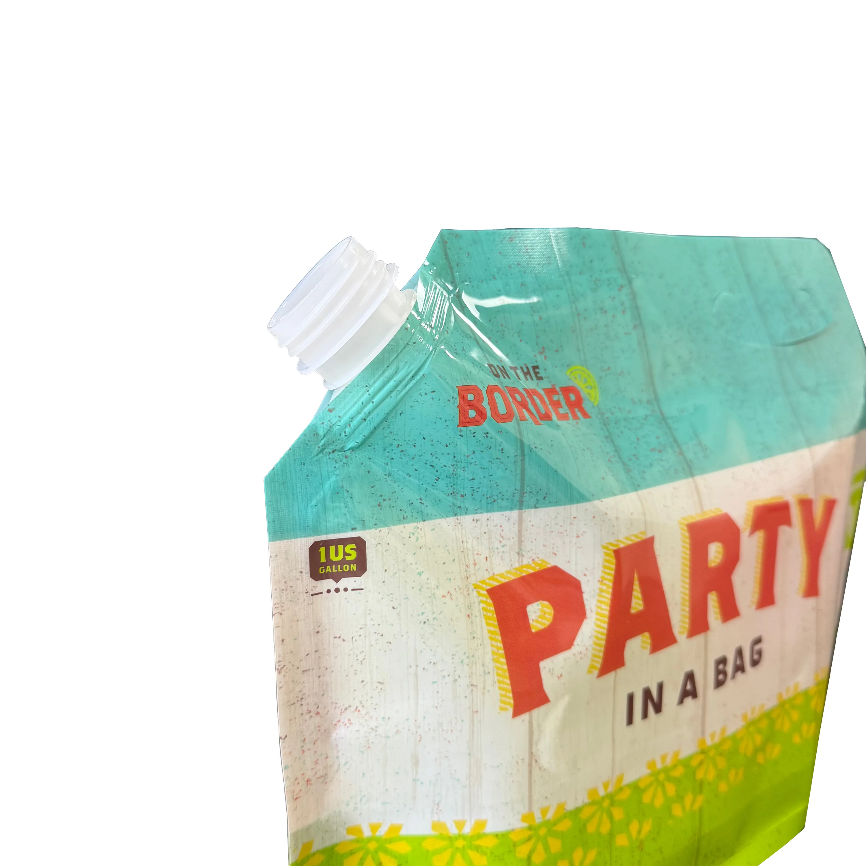 Competitive Prices 1000l Strong Heat Sealing Liquid Soap Bag with Spout and Hand Hole Heavy Duty Stand up Pouch for Soda Use