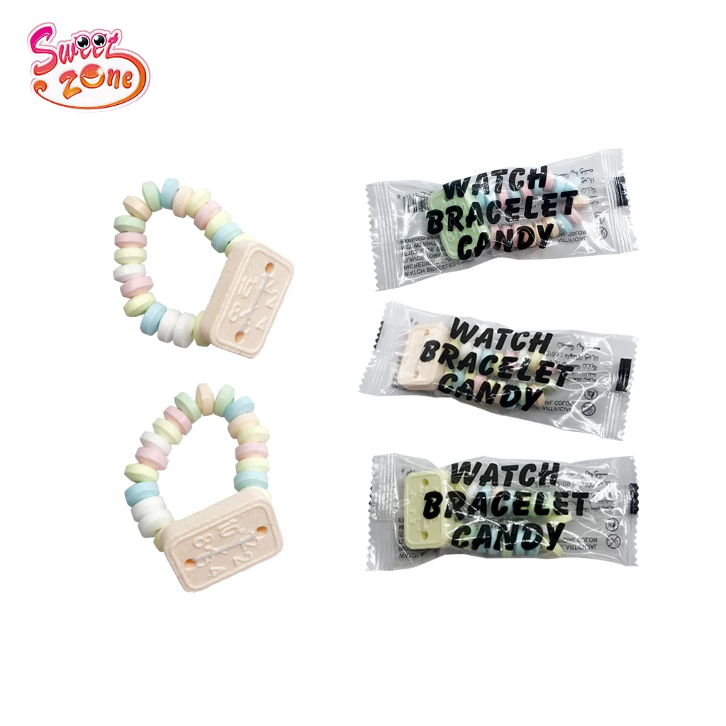 Fruit Flavor Sweet Watch Bracelet Compressed Tablet Candy