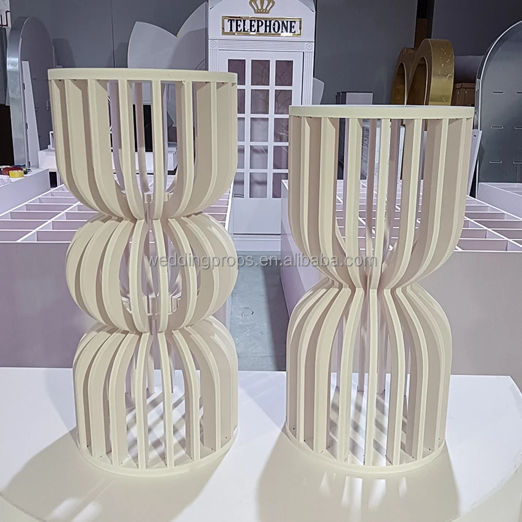 Popular New Style Cake Display Stand Acrylic Stands for Dessert Table  Round Cylinder Pedestal