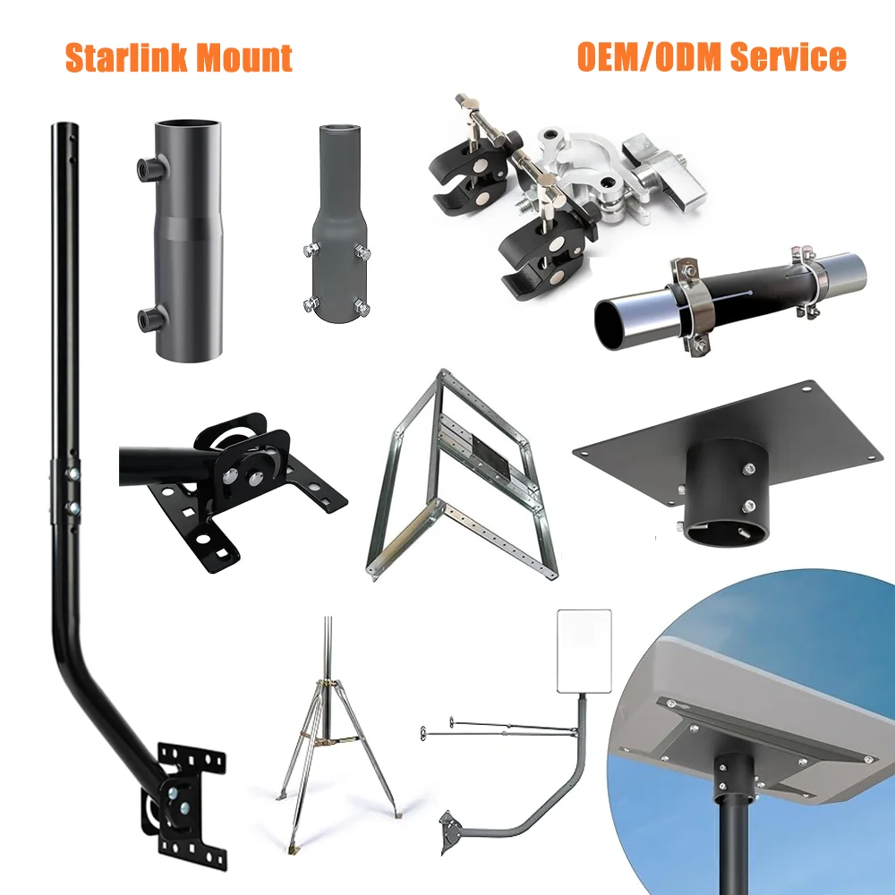 Outdoor Portable Adjustable Installation Starlink Mounting Kit Short