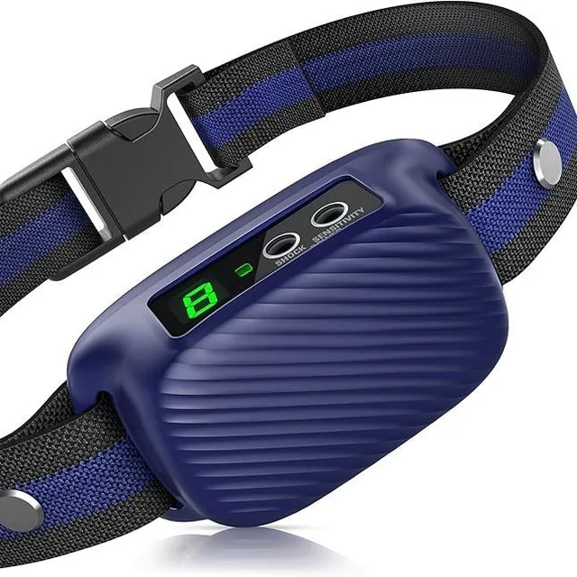 Adjustable Sensitivity Anti-Bark Dog Training Device Waterproof Vibration Collar Durable Plastic Custom Smart Pet Features