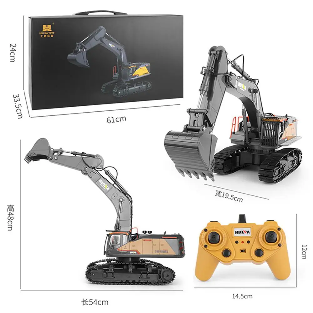 Rc Alloy Excavator Huina 1592 Scale 1/14 22ch Big Rc Truck Simulation  Excavator Remote Control Vehicle Toy Car For Children - Buy Huina  1592,Huina 1592,Huina 1592 Product on Alibaba.com