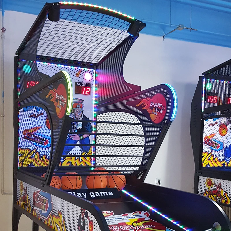 Indoor Arcade Hoops Cabinet Basketball Game/extreme Hoops Basketball ...