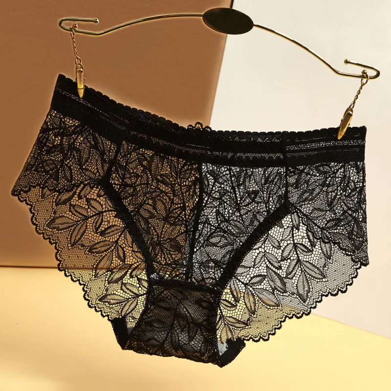 Embroidery Fancy Underwear Wearing Sexy Lace Panties Women For Ladies ...