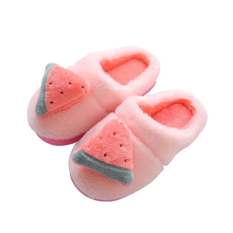 Wholesale cute and comfortable kids slippers indoor kids indoor slipper plush slippers kids