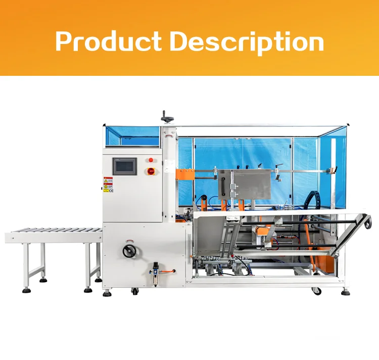 Factory Supply Automatic Box-opening Machine High Speed Automatic Case Carton Forming Erector