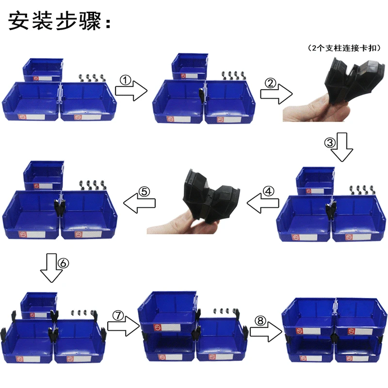 Wholesale Wall Mounted Bin Storage Boxes Screw Nut Hardware Electronics