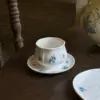 Vintage rose hand cup 200+ saucer 13cm - 200ml