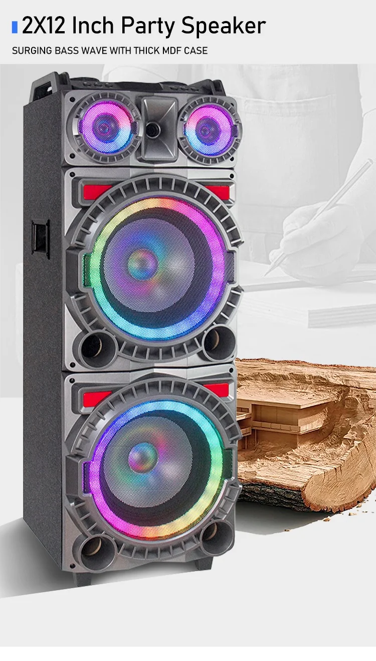 12 Inch 1000w System With Amplifier Super Bass Dj Speaker Sound Box