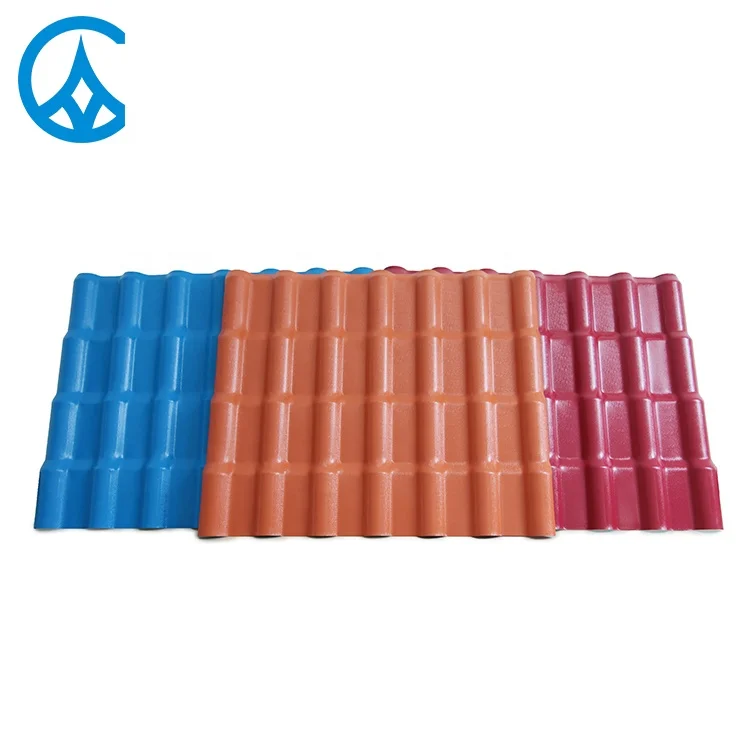 ridge Tiles and Making Plant Large Long Span Roofing Noise Insulation Plastic Pvc Corrugated Resin Roofing Sheets