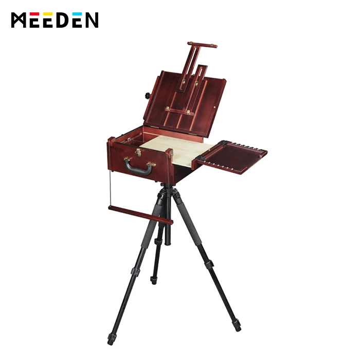 MEEDEN Plein Air Easel, Chevalet Français, Chevalet d'Extérieur, Tablette Portable pour Peinture MEEDEN Plein Air Easel, Chevalet Français, Chevalet d'Extérieur, Tablette Portable pour Peinture
