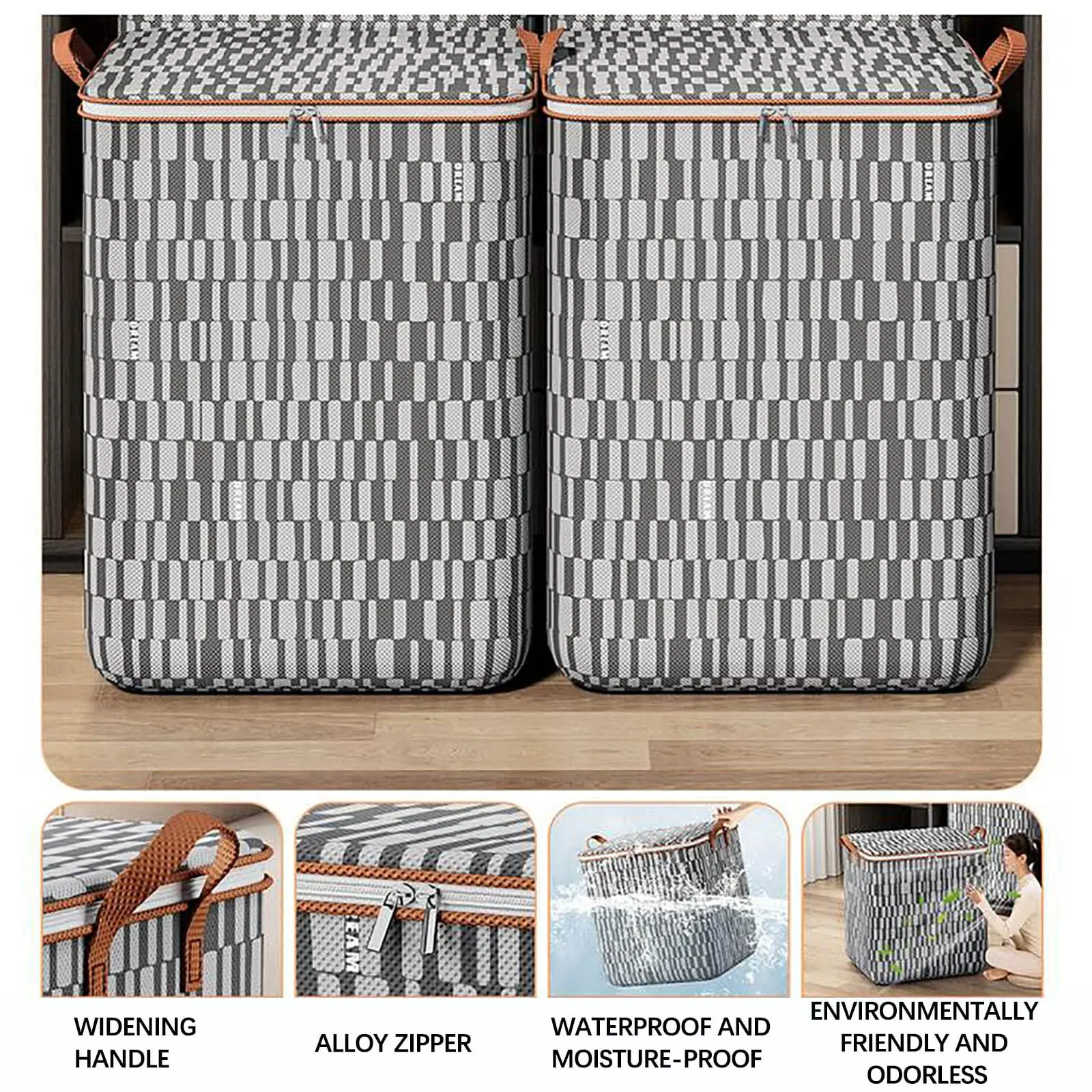 Wholesale Extra Large Foldable Blanket Fabric Clothes Storage Bag ...