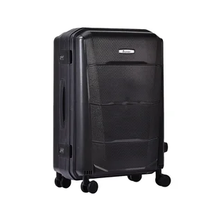 PP Hard Shell Carry on Luggage 3 PCS Travel Bag Luggage Sets with Spinner Wheels Fashion High Quality Suitcases