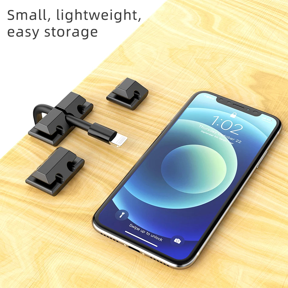 Cord Organizer New Cable Management Usb Cable Clip,Silicone Cable