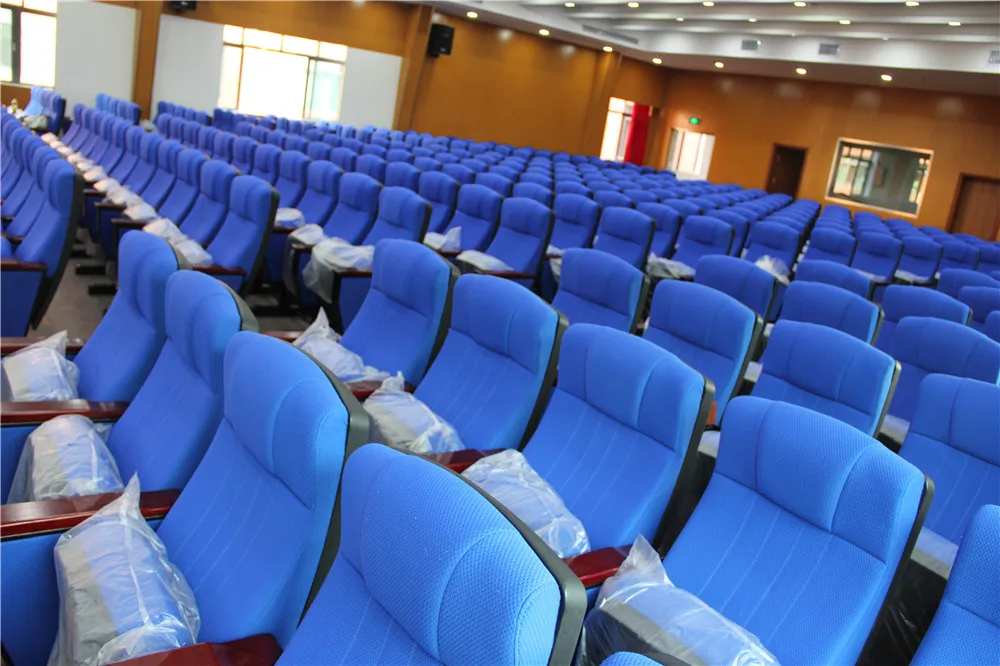 Modern Design Folding Theater Seat Auditorium Hall Chair Plastic Church ...