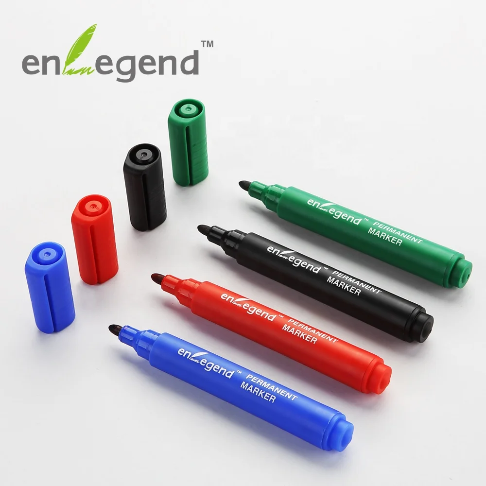 2024 Креативный дизайн красочные несъемные акриловые маркеры Перманентный Маркер Набор для школы и офиса канцелярские принадлежности