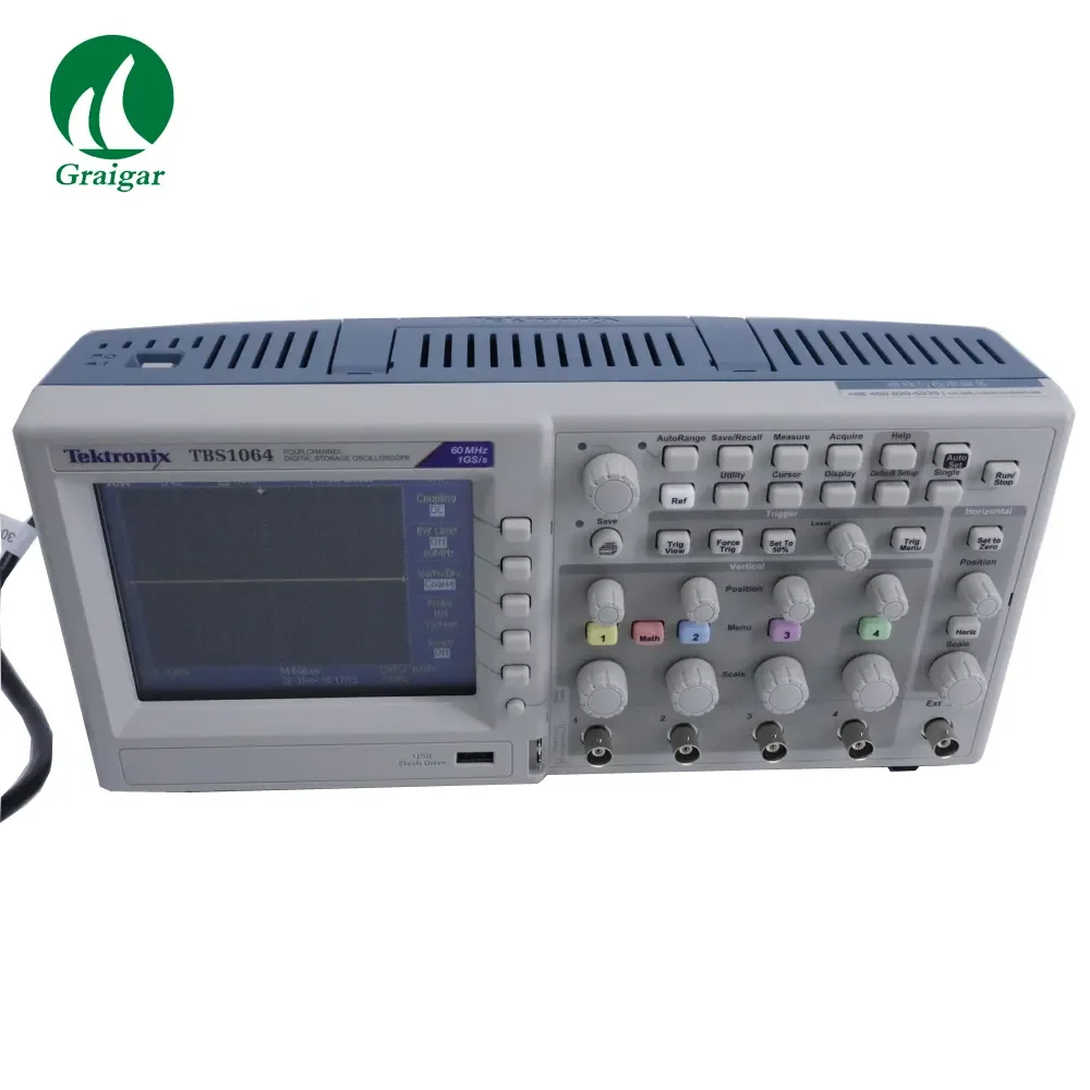 Tektronix TBS1064 - 60 Mhz 4 Channel Oscilloscope with 1 Gs/s Sampling