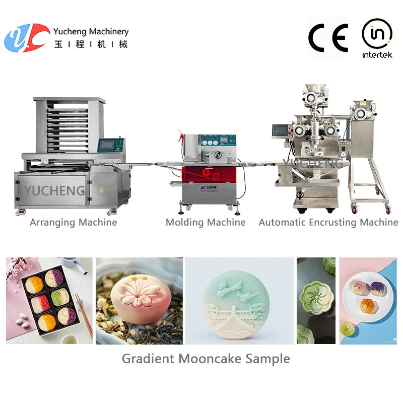 SUS 304 Automatic Mooncake Maamoul Production Line for Industry Machinery Machine factory