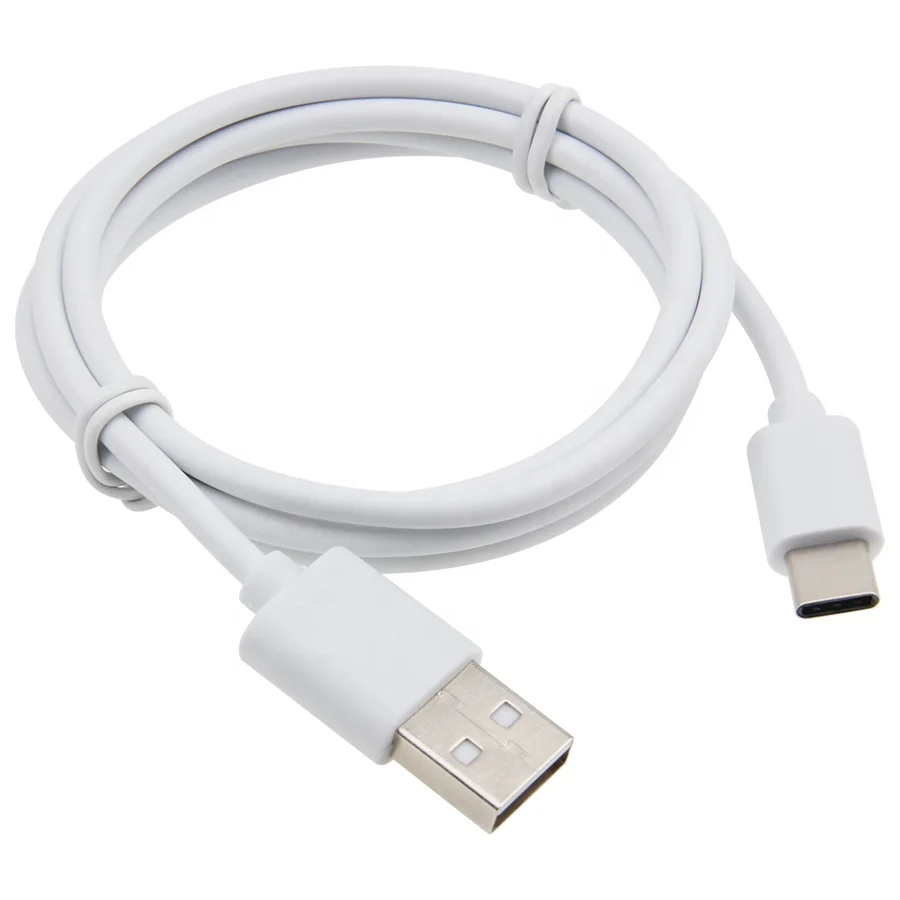 Cavo USB-C Ricbio 5A Ricarica Rapida – 0,25m, Bianco, Compatibile Per Ssung
