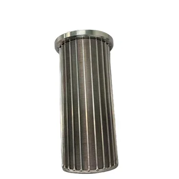2024 Johnson Type Stainless Steel Water Well Screen Pipe 304 316L SS Wedge Wire Rotary Drum Industrial Filtration Equipment