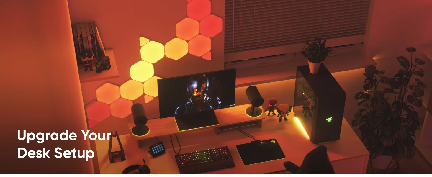 Smart Light Panel LED Triangle Lights RGBIC Game Sync