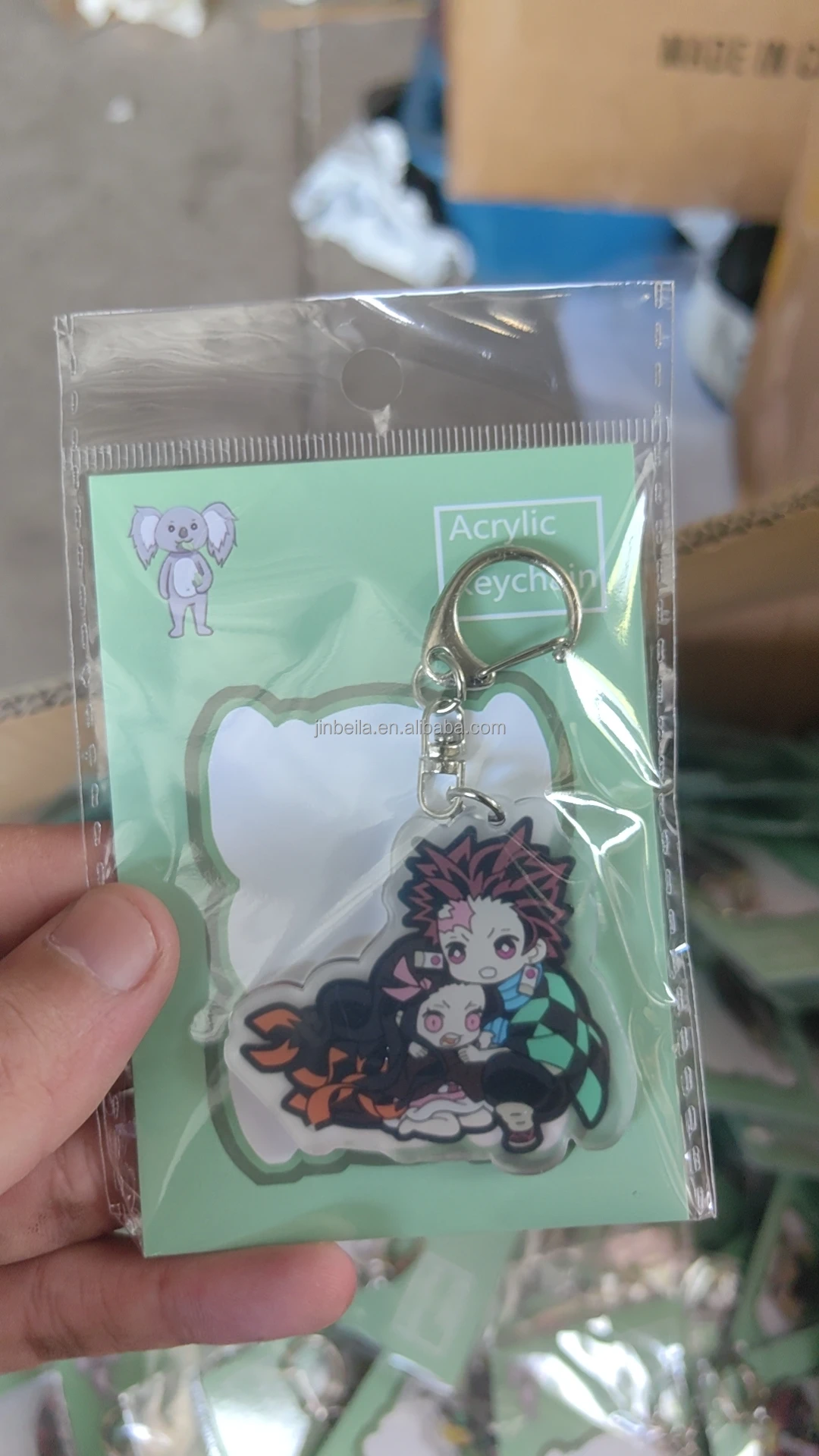 Hazbin Hotel Christmas Keychains - Double Sided Acrylic