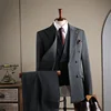 Dark gray (suit vest pants)