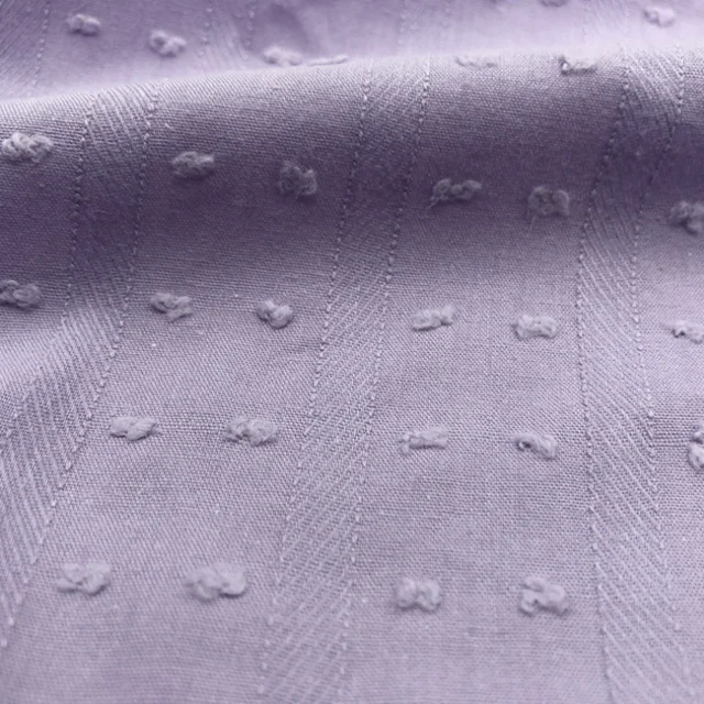 Жаккардовая ткань в горошек из 100% хлопка полоску для женских рубашек и детской одежды