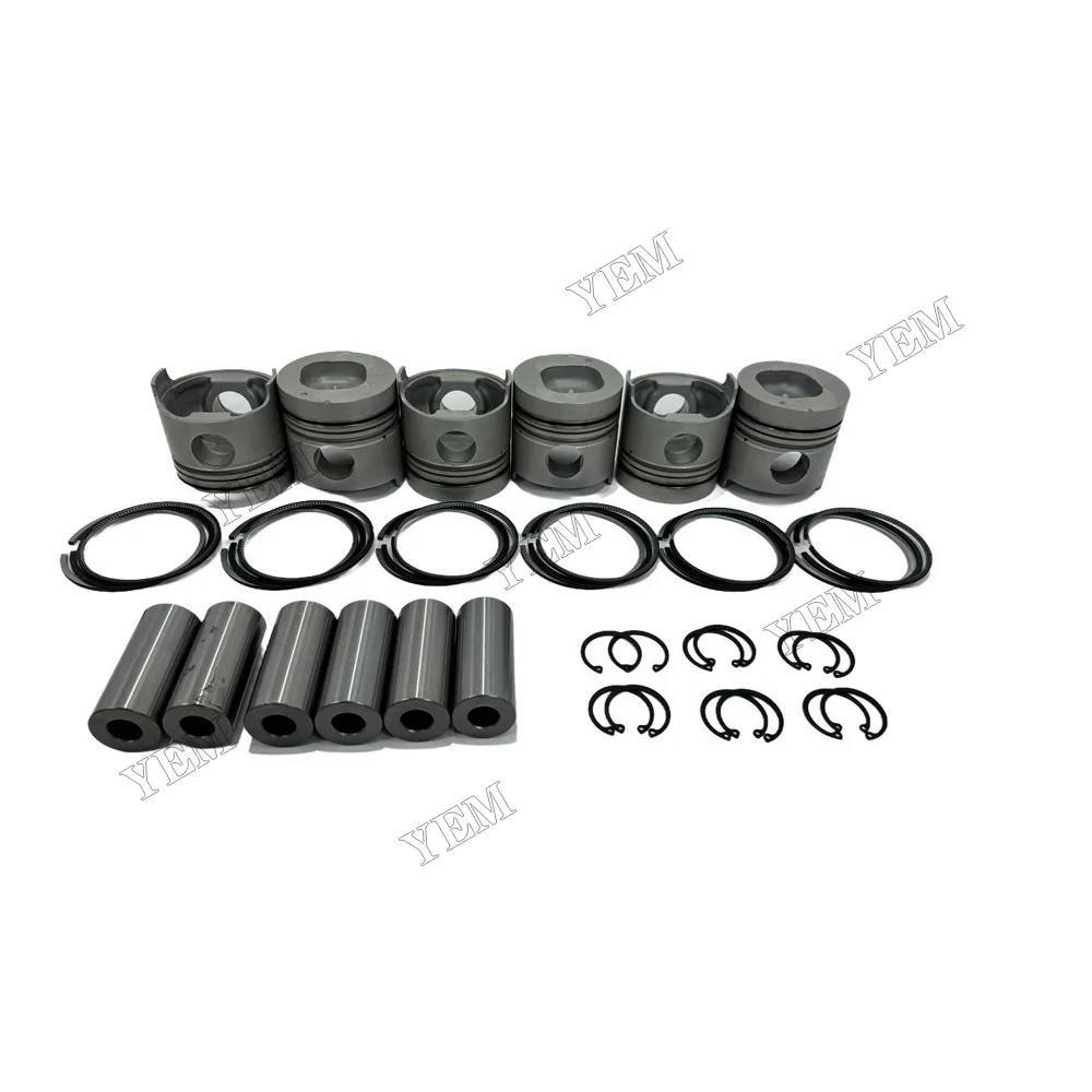 Cylinder Pistons Kit With Rings Suitable for Isuzu 6BD1 Replacement Engine Parts 3