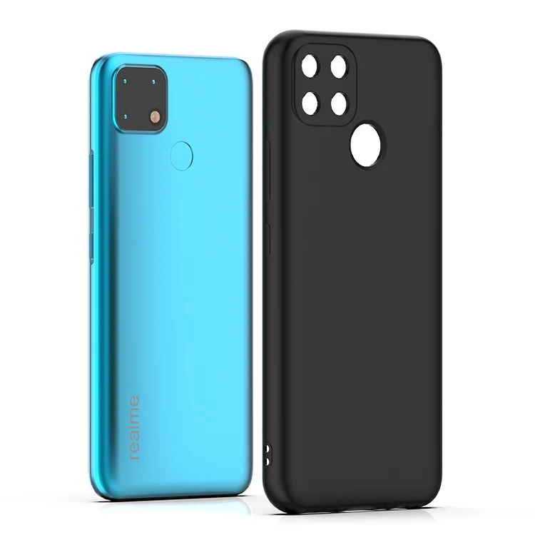 Solid Color Mobile Phone Cases Skin Feeling Back Cover for Realme 14 Pro Lite C75 C25 P3x P3 Tpu Silicone Case Wholesale