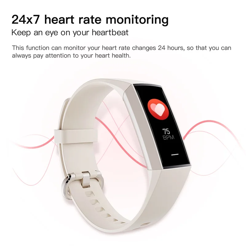 1.1" C80 SpO2 HR BP Sleep Monitoring Body Temperature Smart Band IP67 AMOLED Screen Display OEM ODM Smart Bracelet