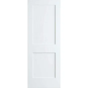 American White Shaker Bedroom Doors Wooden Interior Door Design