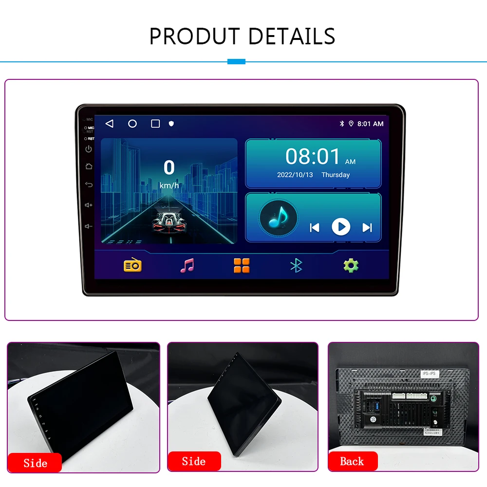 9 Inch Android Touch Screen Radio - Mtk 8163 Car DVD Player with