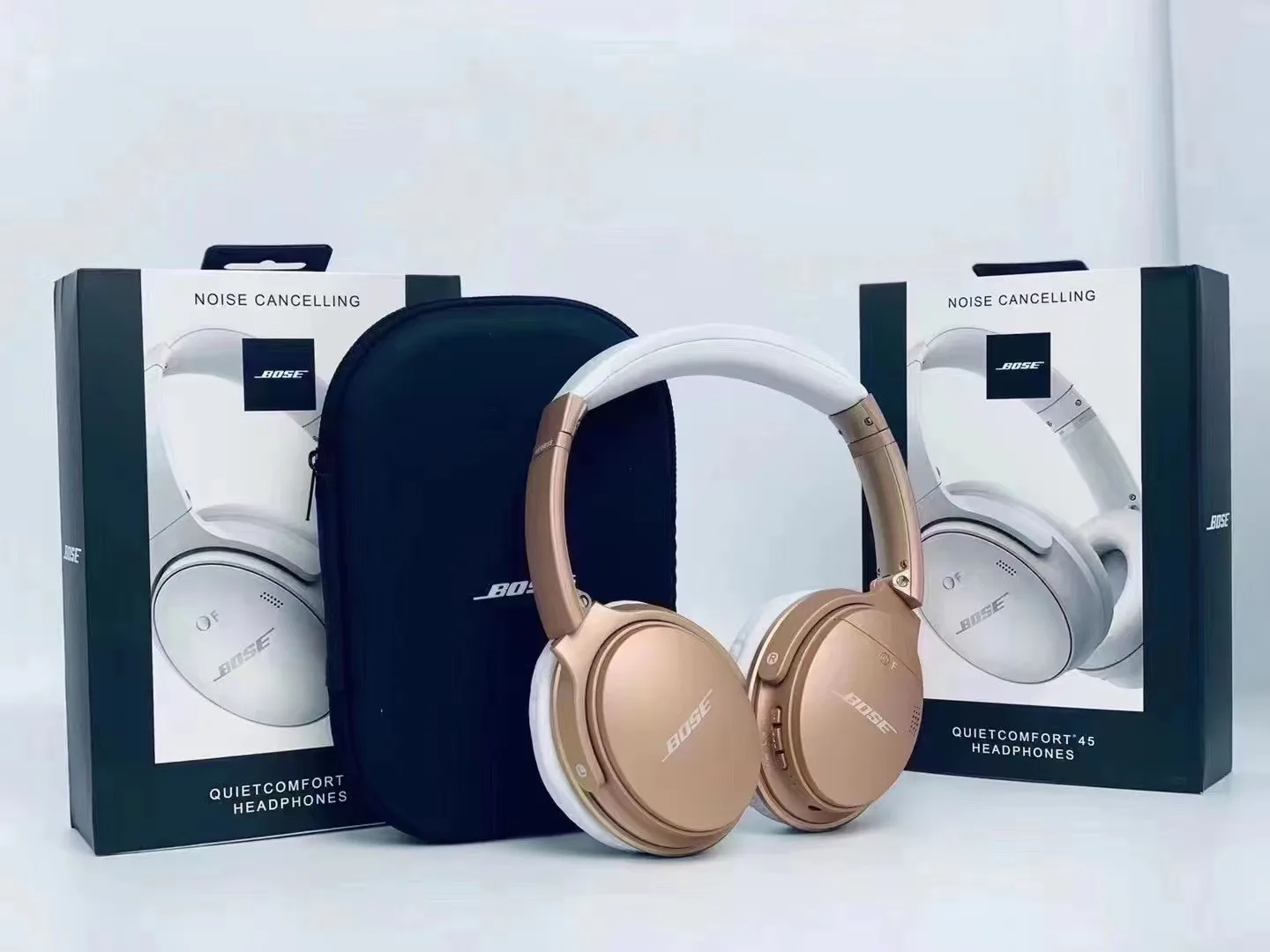 Лидер продаж от производителя, высококачественные наушники с сильными басами QC45, беспроводные наушники типа c