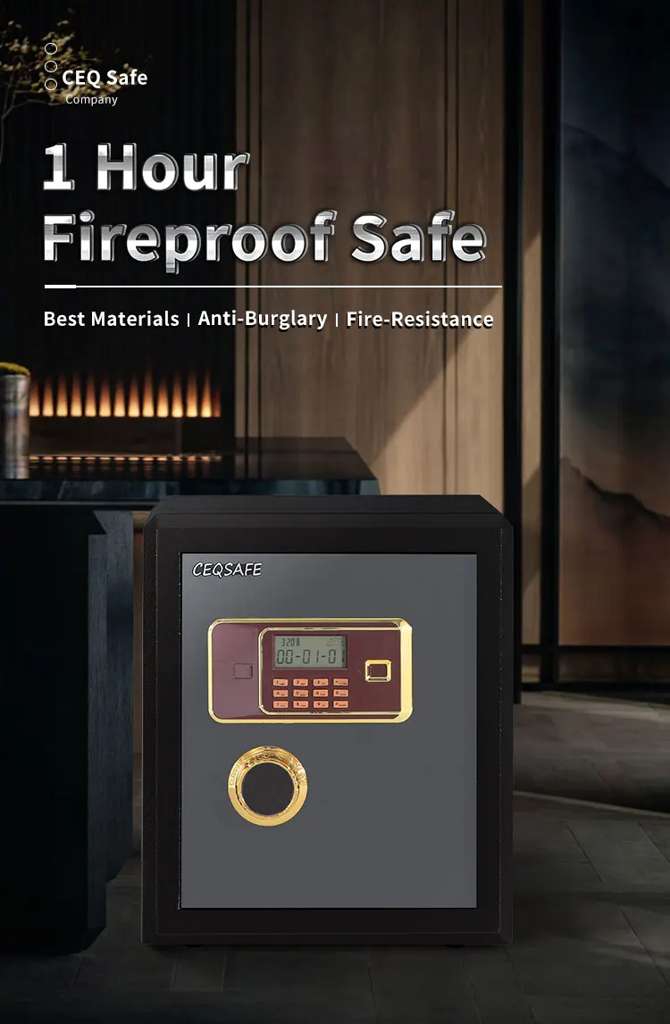 CEQSAFE American High Security Electric Digital Lock Home Fireproof Safe Box supplier