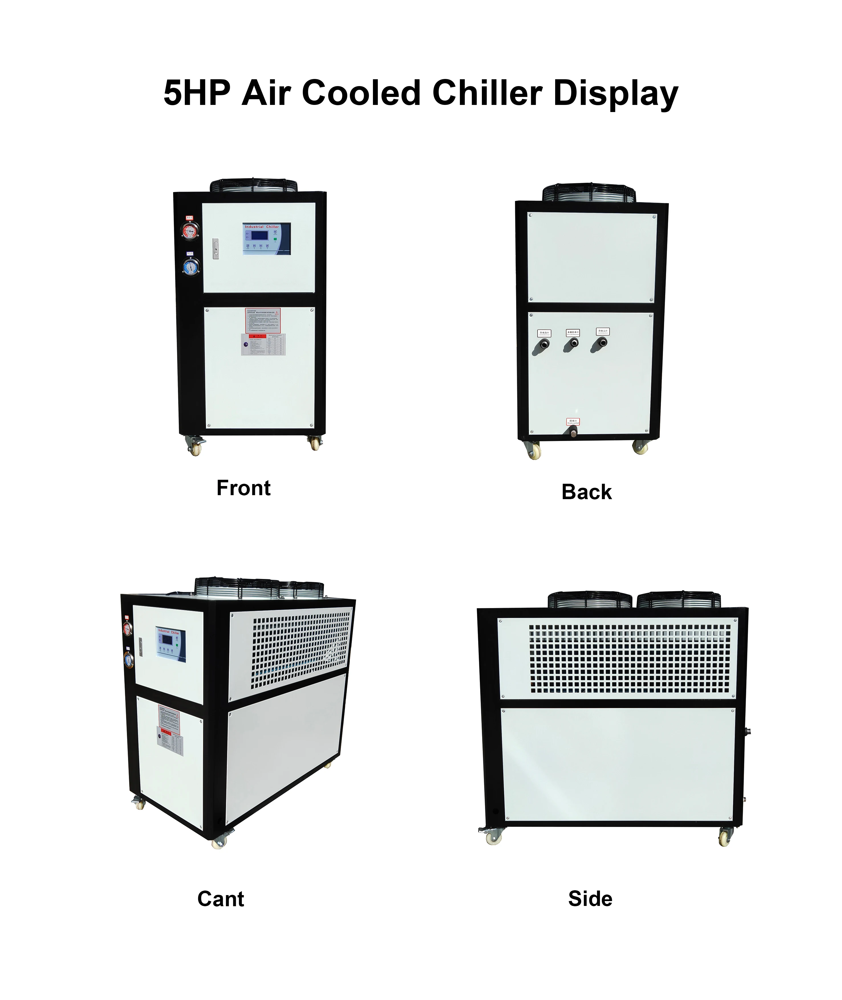 Zillion 150hp Aircooled Chiller 220v 380v 415v For Injection Moulding