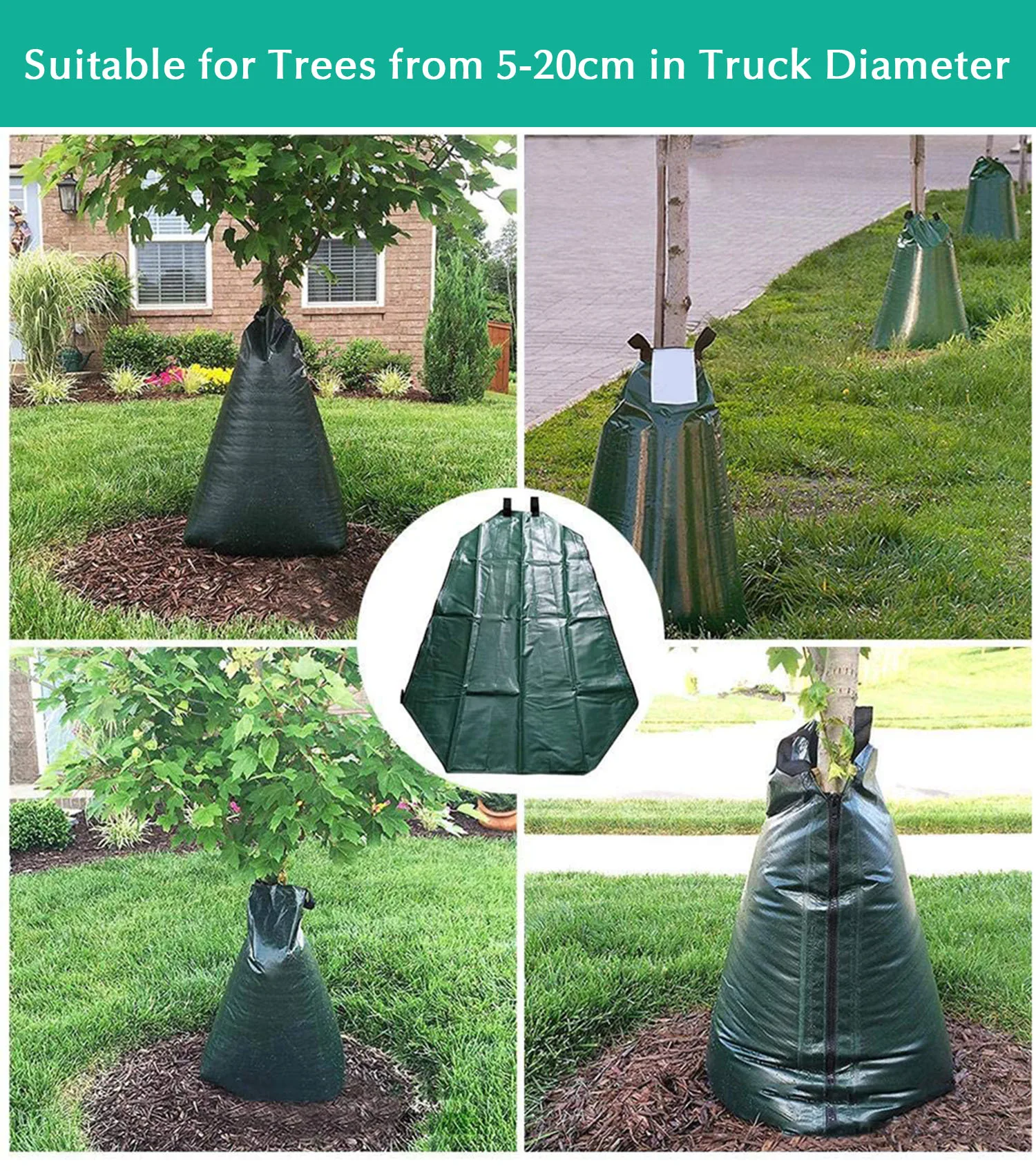 20 Gallon Slow Release Tree Watering Bags And Ringsdrip Irrigation Bag For Newly Planted Or