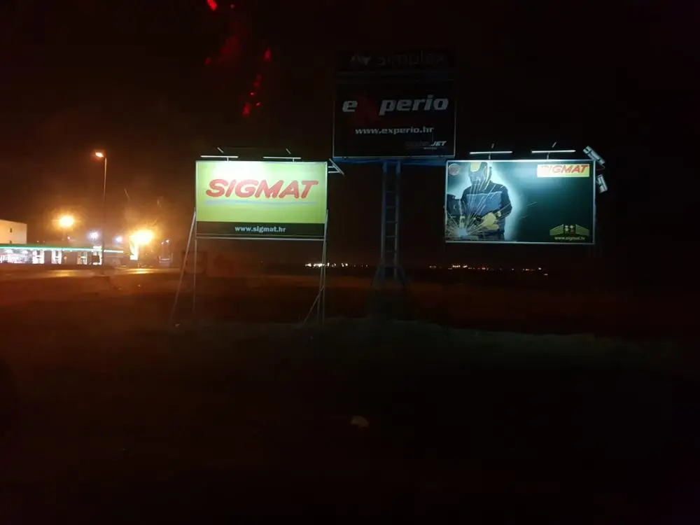 10W Integrated Solar LED Billboard Light High Brightness Outdoor Sign Lamp From China Manufacturer