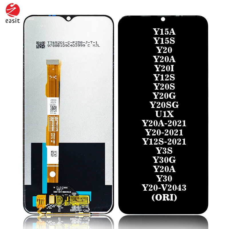 OEM Lcd Factory 1 by 1Test Mobile Spare Part Touchscreen Lcd Display for Vivo Y12 Y15 Y17 Y19 Y20 Y21 Y30 Y33 Y50 Y51 Y53 Y70