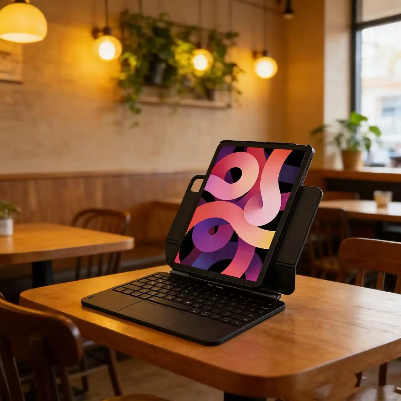 Funda teclado multipropósito desmontable USB-C de segunda generación LAUDTEC, compatible con iPad Air 7 de 13 pulgadas