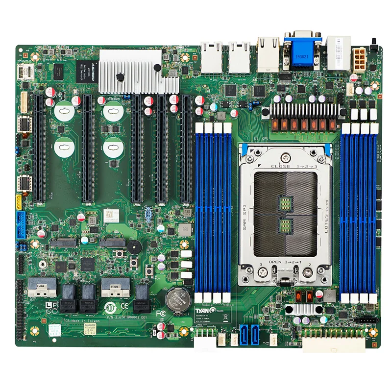 マザーボード EPYC7402P TYAN S8030GM2NE ECC32GB TYAN S8030 S8030GM2NE - AMD EPYC 7002/7003 Server Motherboard