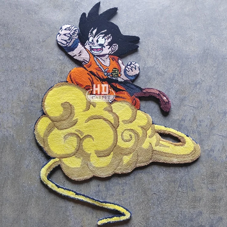 ドラゴンボール 海外作家 タフティングラグ